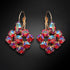 Earrings "Elegance (Light Siam Shimmer)" with Swarovski™ crystals